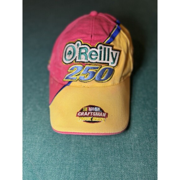 O'Reilly NASCAR 250 Red Embroidered Racing Hat Kansas Speedway Racing 2005 - Picture 1 of 6